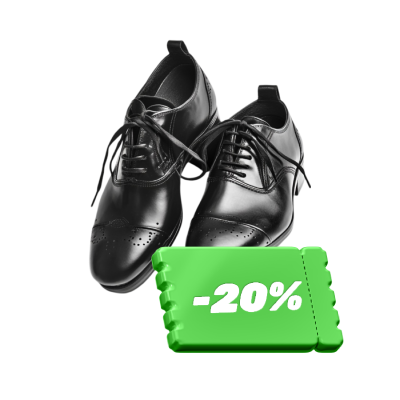 20% OFF
for Shoes
